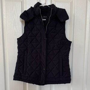 Marc New York Navy Blue Quilted Vest
